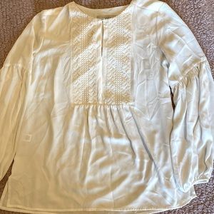 Dressy bubble sleeve shirt